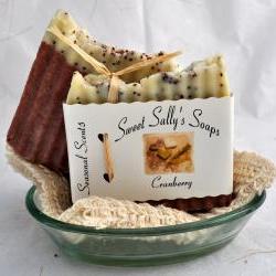 Handmade Organic Cranberry Soap